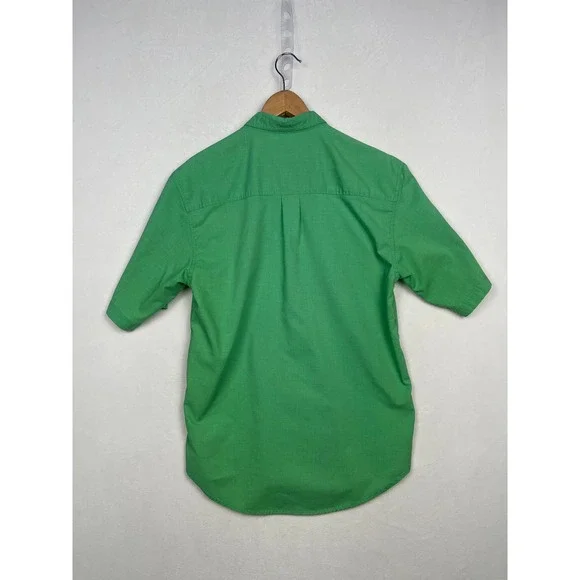 Vintage Bugle Boy  Spirit‎ of Wilderness Green Button up shirt size Medium - Picture 5 of 5